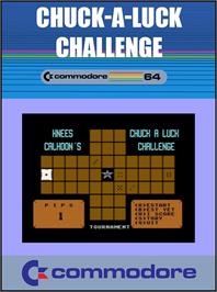 Box cover for Chuck-a-luck Challenge on the Commodore 64.