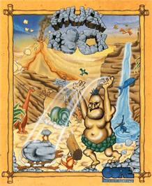 Box cover for Chuck Rock on the Commodore 64.