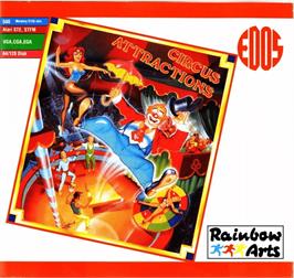 Box cover for Circus Attractions on the Commodore 64.