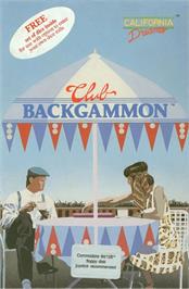 Box cover for Club Backgammon on the Commodore 64.