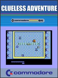 Box cover for Clueless Adventure on the Commodore 64.