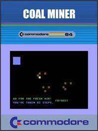Box cover for Coal Miner on the Commodore 64.