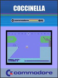 Box cover for Coccinella on the Commodore 64.