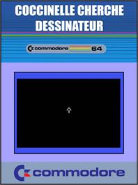 Box cover for Coccinelle Cherche Dessinateur on the Commodore 64.