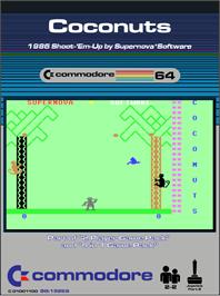 Box cover for Coconuts on the Commodore 64.