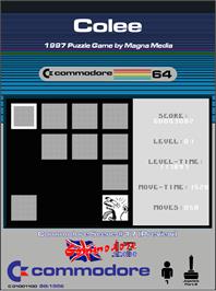 Box cover for Colee on the Commodore 64.