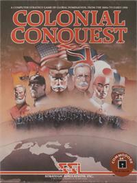Box cover for Colonial Conquest on the Commodore 64.