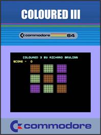 Box cover for Coloured 3 on the Commodore 64.