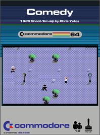 Box cover for Comedy on the Commodore 64.