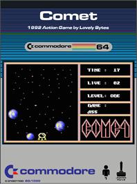 Box cover for Comet on the Commodore 64.