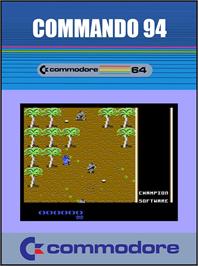 Box cover for Commando 94 on the Commodore 64.