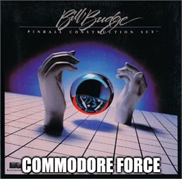 Box cover for Commodore Force Pinball on the Commodore 64.