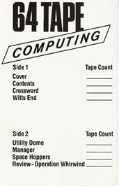 Box cover for Company Manager on the Commodore 64.