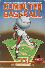 Box cover for Computer Baseball on the Commodore 64.