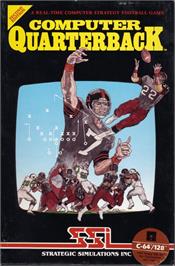 Box cover for Computer Quarterback on the Commodore 64.
