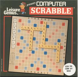 Box cover for Computer Scrabble on the Commodore 64.
