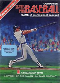 Box cover for Computer Statis-pro Baseball on the Commodore 64.