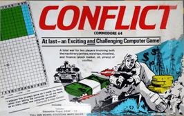 Box cover for Conflict on the Commodore 64.