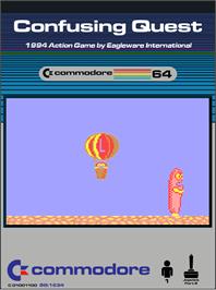 Box cover for Confusing Quest on the Commodore 64.