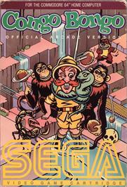 Box cover for Congo Bongo (1985) on the Commodore 64.