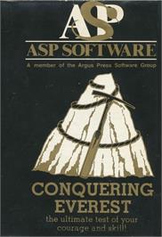 Box cover for Conquering Everest on the Commodore 64.