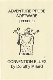 Box cover for Convention Blues on the Commodore 64.