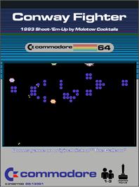 Box cover for Conway Fighter on the Commodore 64.