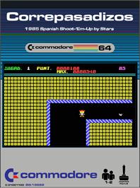 Box cover for Correpasadizos on the Commodore 64.
