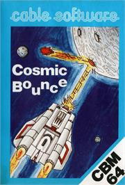 Box cover for Cosmic Bounce on the Commodore 64.