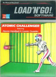 Box cover for Cosmic Crusader on the Commodore 64.