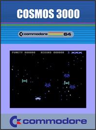 Box cover for Cosmos 3000 on the Commodore 64.