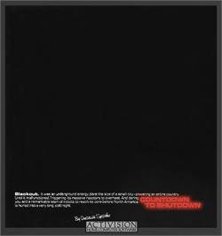 Box cover for Countdown To Shutdown on the Commodore 64.