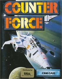 Box cover for Counterforce (CRL) on the Commodore 64.