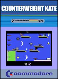 Box cover for Counterweight Kate on the Commodore 64.