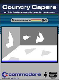 Box cover for Country Capers on the Commodore 64.