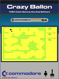 Box cover for Crazy Ballon on the Commodore 64.