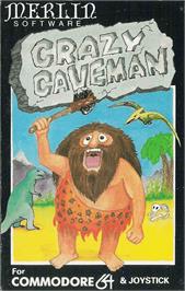 Box cover for Crazy Caveman on the Commodore 64.