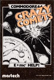 Box cover for Crazy Comets on the Commodore 64.