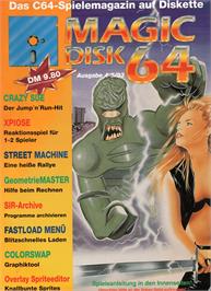 Box cover for Crazy Sue on the Commodore 64.