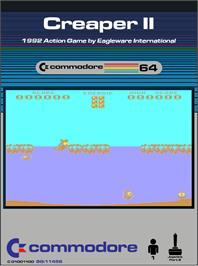 Box cover for Creaper 2 on the Commodore 64.