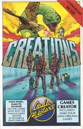 Box cover for Creations on the Commodore 64.