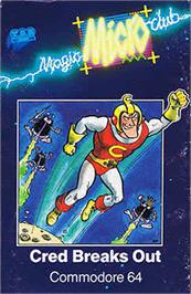 Box cover for Cred Breaks Out on the Commodore 64.