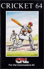 Box cover for Cricket 64 on the Commodore 64.