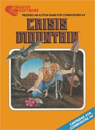 Box cover for Crisis Mountain on the Commodore 64.