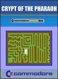 Box cover for Crypt Of The Pharaoh on the Commodore 64.