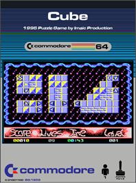 Box cover for Cubic on the Commodore 64.