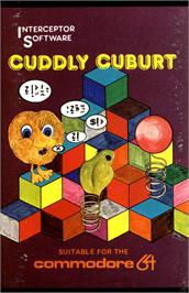 Box cover for Cuddly Cuburt on the Commodore 64.