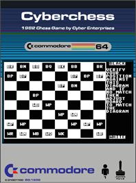 Box cover for Cyberchess on the Commodore 64.