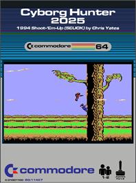 Box cover for Cyborg Hunter 2025 on the Commodore 64.