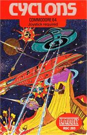 Box cover for Cyclons on the Commodore 64.